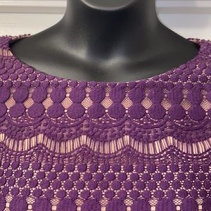 New! Jessica Howard Three-Quarter-Sleeve Lace
Sheath Dress